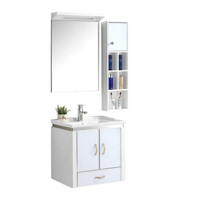 2019 new design bathroom pvc  furniture mirror cabinet