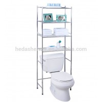 hot new design bathroom tempered glass shelf with acrylic legs space saver